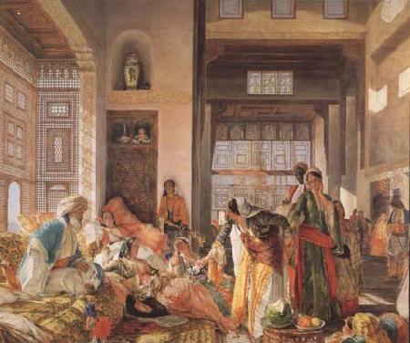 John Frederick Lewis An Intercepted Correspondance,Cairo (mk32) china oil painting image